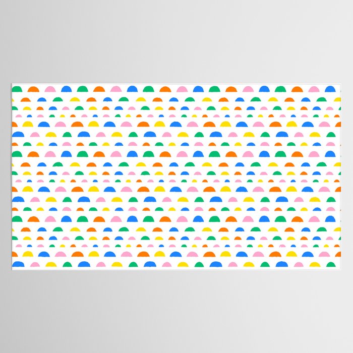 Colorful fun abstract pattern art Tablecloth Gallery Image 2