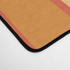Mid Century Modern Modtastic Geometric Abstract Orange Yellow Desk Mat Gallery Image 4