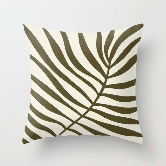 One Hundred-Leaved Plant #18 Throw Pillow Gallery Image 6