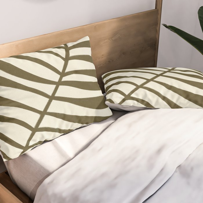 One Hundred-Leaved Plant #18 Pillow Sham Gallery Image 2