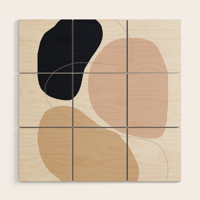 ABSTRACT ART Wood Wall Art Gallery Image 1
