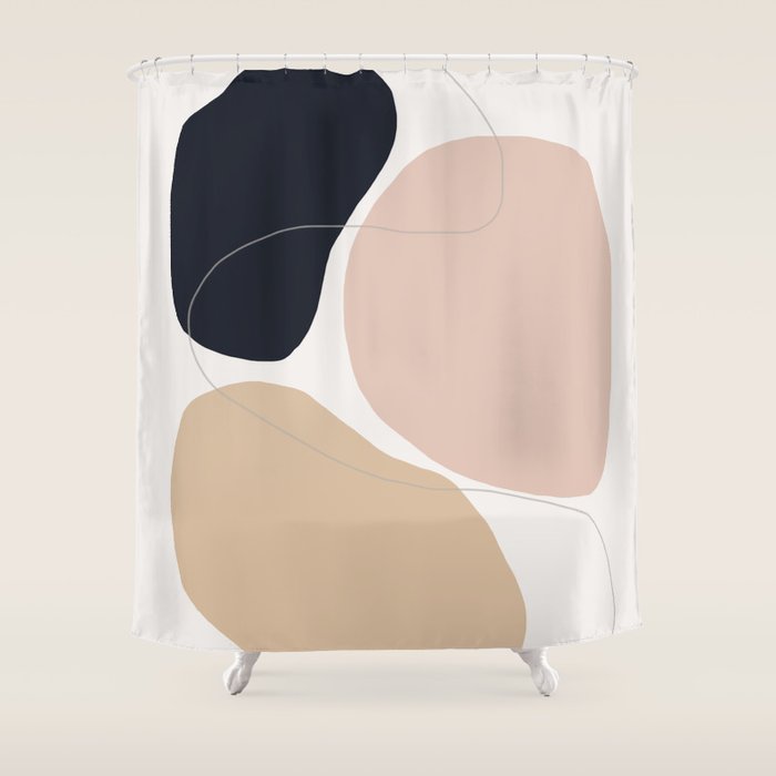 ABSTRACT ART Shower Curtain Gallery Image 1