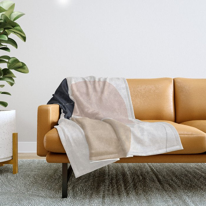ABSTRACT ART Throw Blanket Gallery Image 1
