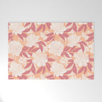 Modern floral blooms PF2 Welcome Mat Gallery Image 1