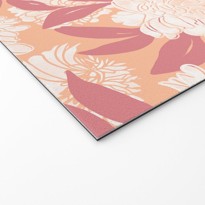 Modern floral blooms PF2 Welcome Mat Gallery Image 2
