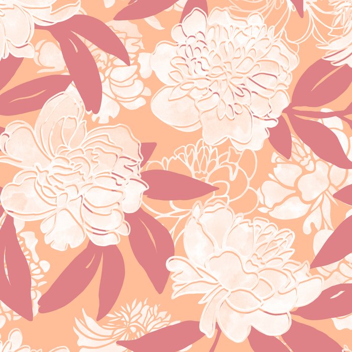 Modern floral blooms PF2 Coffee Mug Gallery Image 2