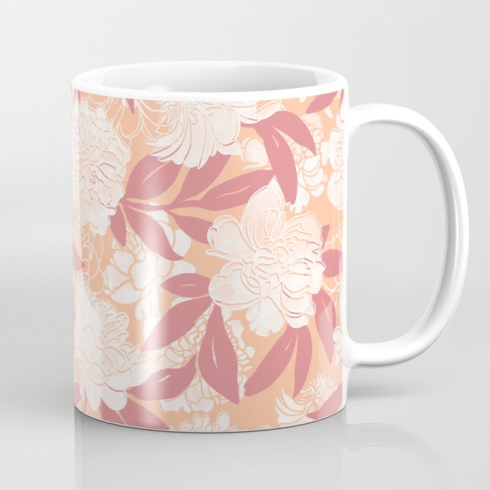 Modern floral blooms PF2 Coffee Mug Gallery Image 1