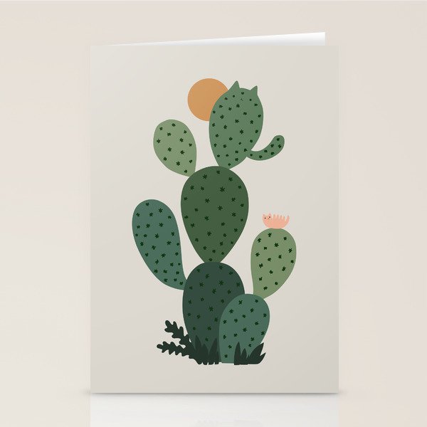 Cat Plants: Cat-tus Stationery Card Gallery Image 2