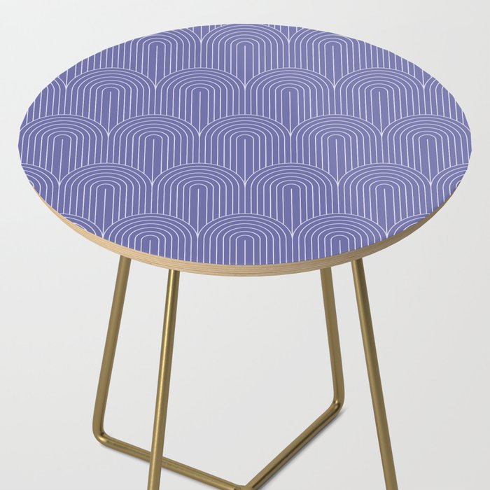 Art Deco Arch Pattern XXI Very Peri Side Table Gallery Image 2