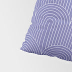 Art Deco Arch Pattern XXI Very Peri Pillow Sham Gallery Image 4