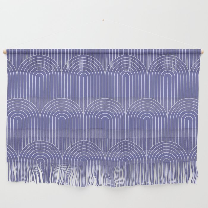 Art Deco Arch Pattern XXI Very Peri Wall Hanging Gallery Image 1