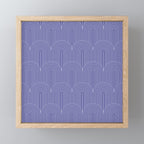 Art Deco Arch Pattern XXI Very Peri Mini Art Print Gallery Image 1