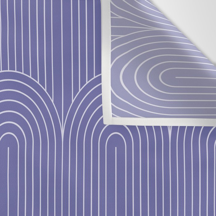 Art Deco Arch Pattern XXI Very Peri Wall Tapestry Gallery Image 3