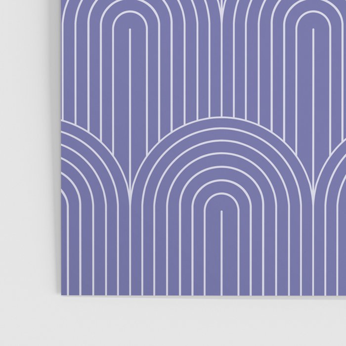 Art Deco Arch Pattern XXI Very Peri Poster Gallery Image 3