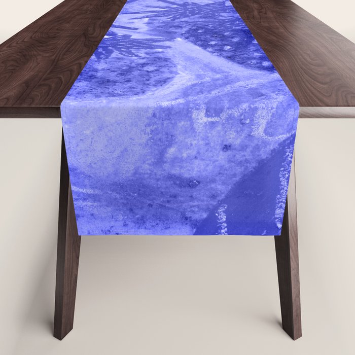 Strawberry Garden in Botanical Blue Table Runner Gallery Image 1