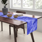 Strawberry Garden in Botanical Blue Table Runner Gallery Image 2