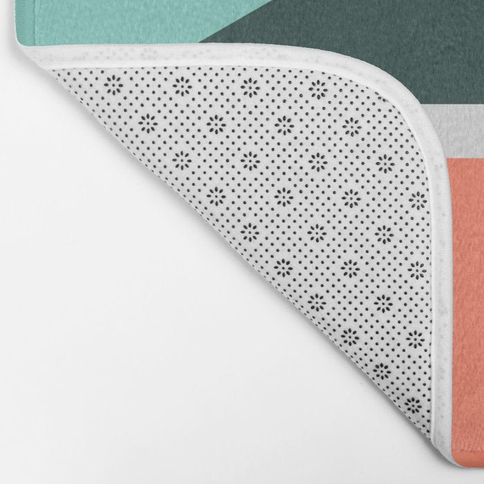 Geometric Landscape 16 Bath Mat Gallery Image 2
