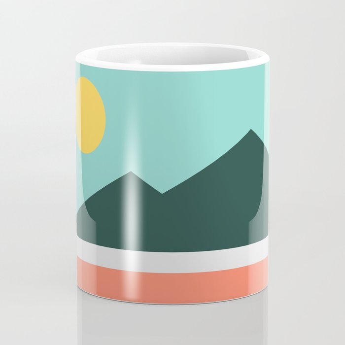 Geometric Landscape 16 Coffee Mug Gallery Image 4