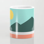 Geometric Landscape 16 Coffee Mug Gallery Image 4