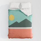Geometric Landscape 16 Duvet Cover Gallery Image 6