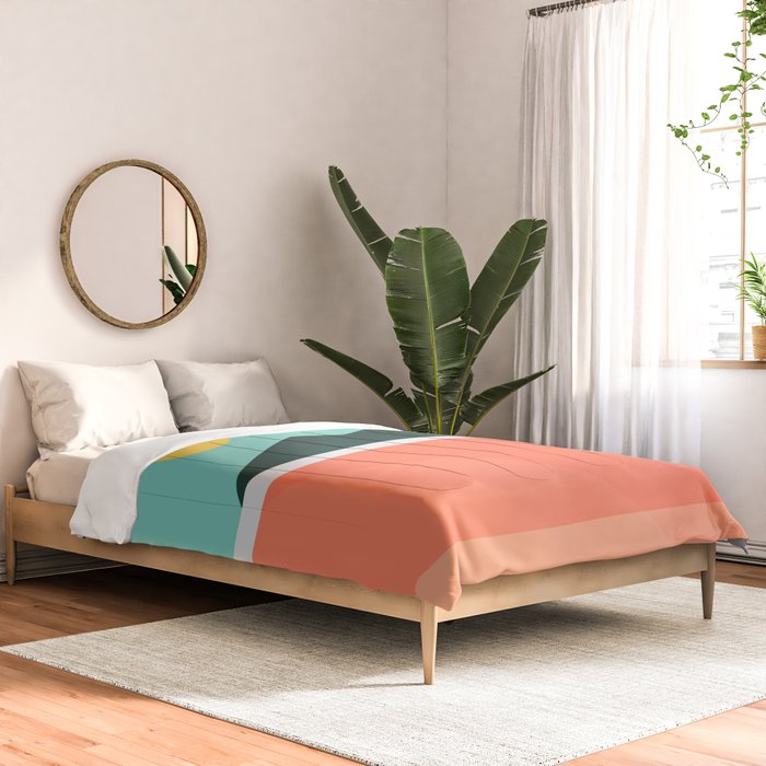 Geometric Landscape 16 Comforter Gallery Image 2