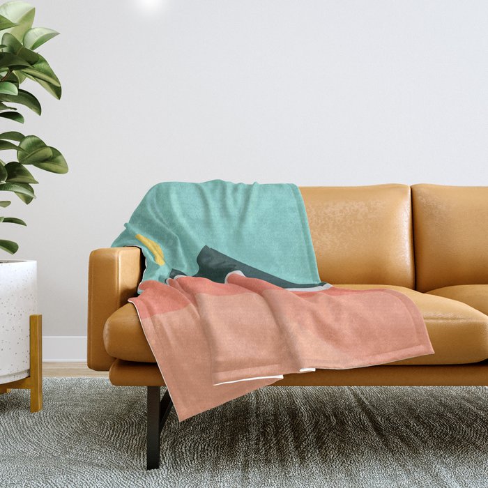 Geometric Landscape 16 Throw Blanket Gallery Image 1
