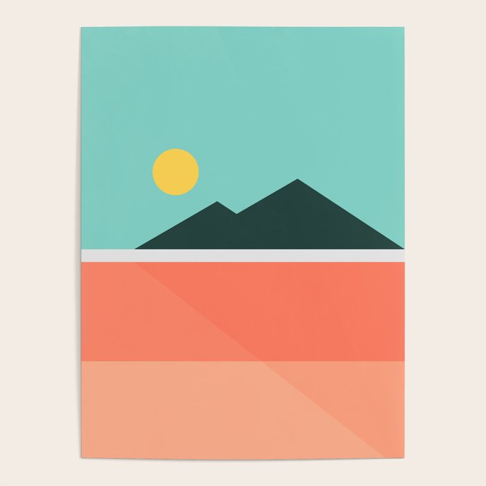 Geometric Landscape 16 Poster Gallery Image 4