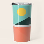 Geometric Landscape 16 Travel Mug Gallery Image 3