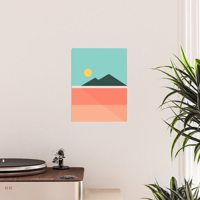 Geometric Landscape 16 Poster Gallery Image 2