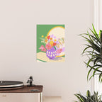 Flowers in green room Poster Gallery Image 2