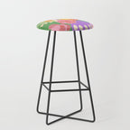 Flowers in green room Stool Gallery Image 1