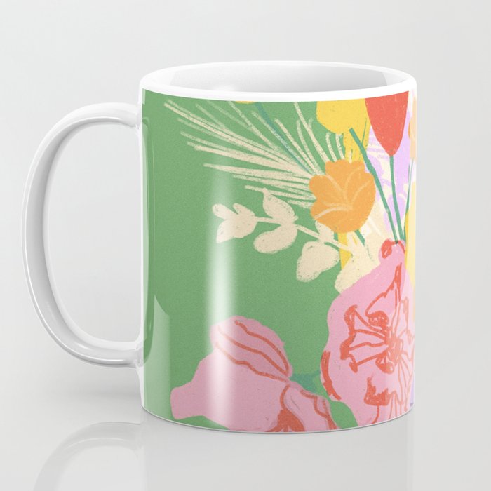 Flowers in green room Coffee Mug Gallery Image 3