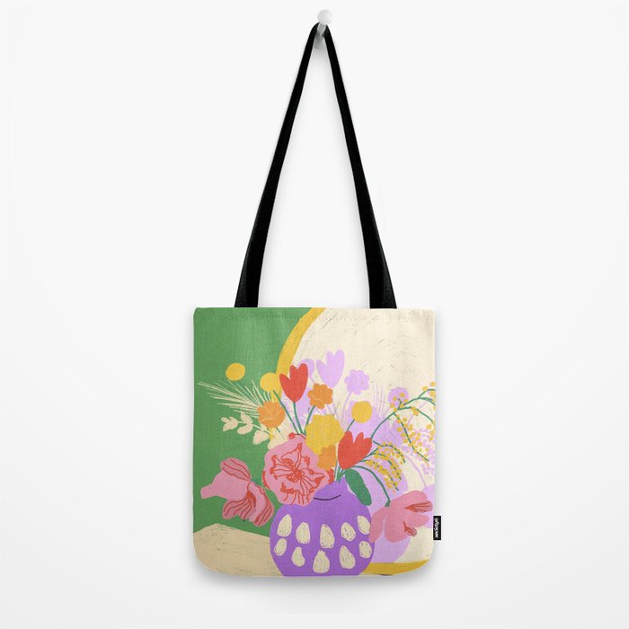 Flowers in green room Tote Bag Gallery Image 2