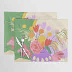 Flowers in green room Placemat Gallery Image 1