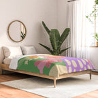 Flowers in green room Comforter Gallery Image 2