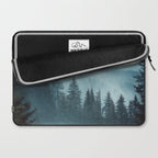 Misty Pine Forest Laptop Sleeve Gallery Image 2