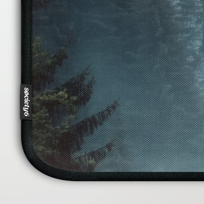 Misty Pine Forest Laptop Sleeve Gallery Image 3