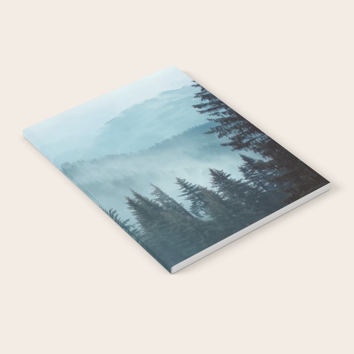 Misty Pine Forest Notebook Gallery Image 2