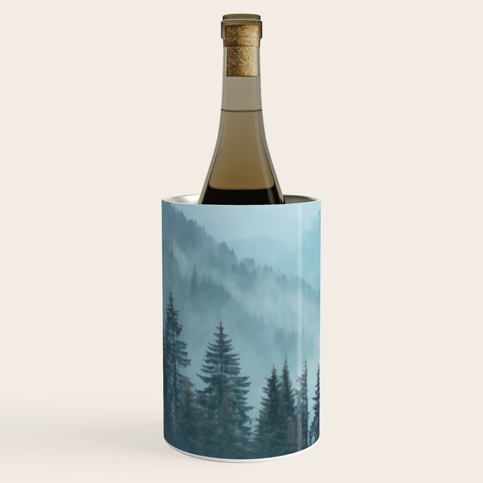 Misty Pine Forest Wine Chiller Gallery Image 1