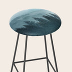 Misty Pine Forest Stool Gallery Image 2
