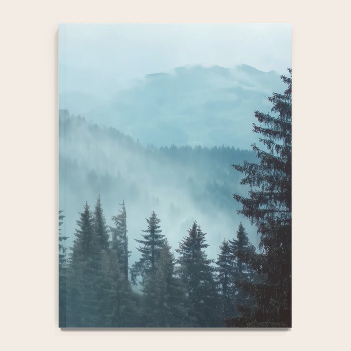 Misty Pine Forest Notebook Gallery Image 4