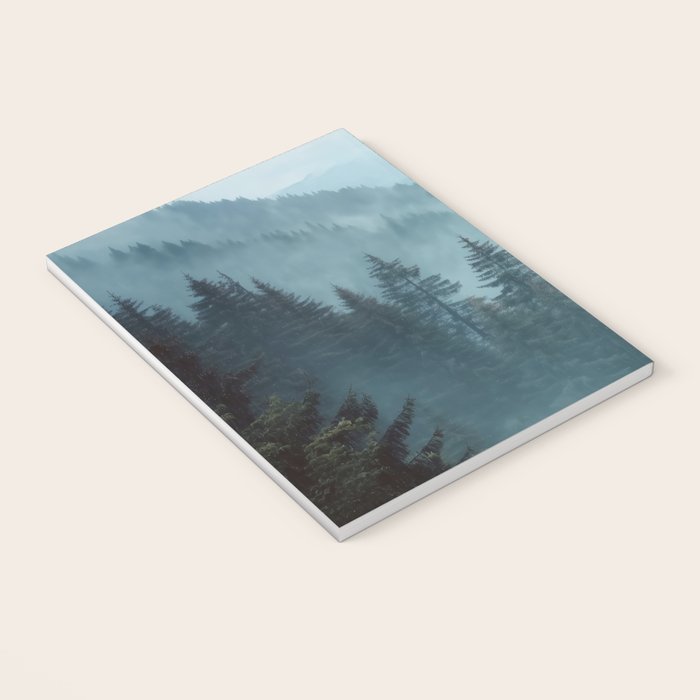 Misty Pine Forest Notebook Gallery Image 3