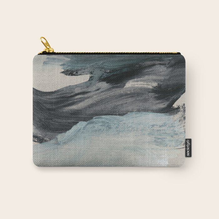 minimal brushstrokes 3 Carry All Pouch Gallery Image 1