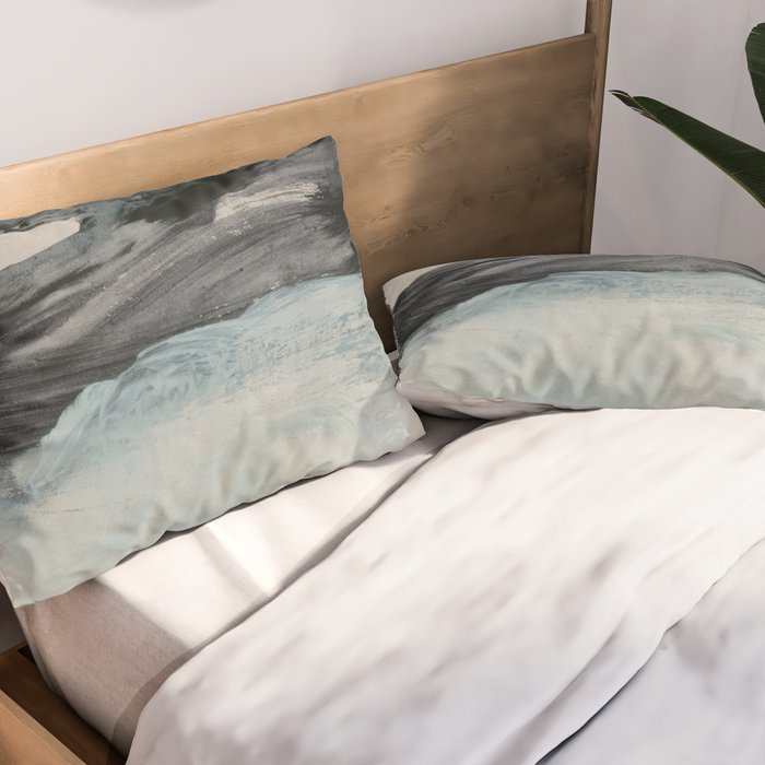 minimal brushstrokes 3 Pillow Sham Gallery Image 2