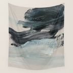 minimal brushstrokes 3 Wall Tapestry Gallery Image 4