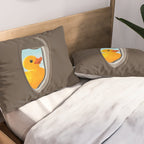 Hello! Yellow Duck Pillow Sham Gallery Image 2