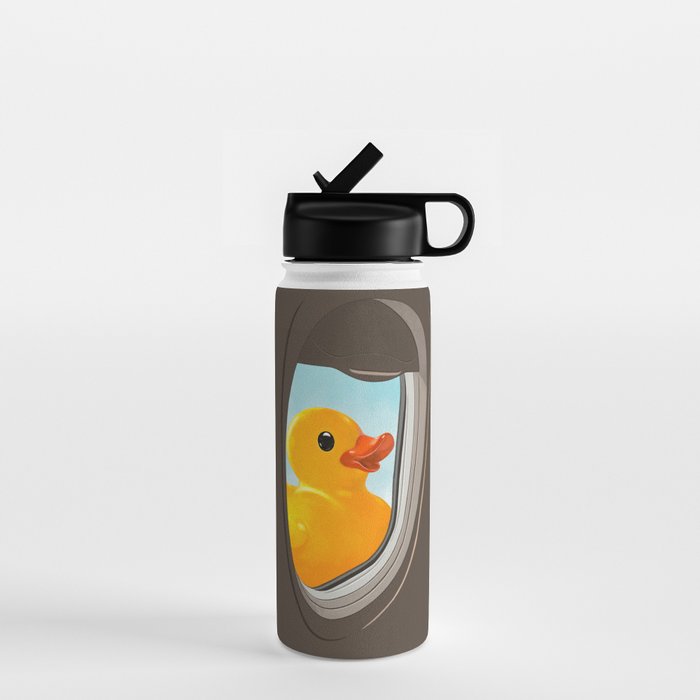 Hello! Yellow Duck Water Bottle Gallery Image 1