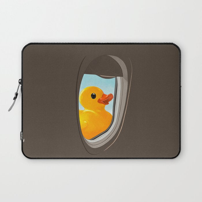 Hello! Yellow Duck Laptop Sleeve Gallery Image 1