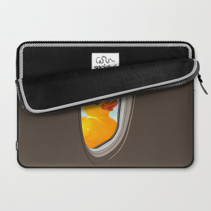 Hello! Yellow Duck Laptop Sleeve Gallery Image 2