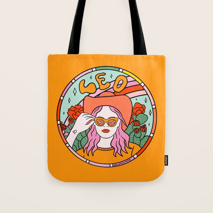 Leo Cowgirl Tote Bag Gallery Image 1